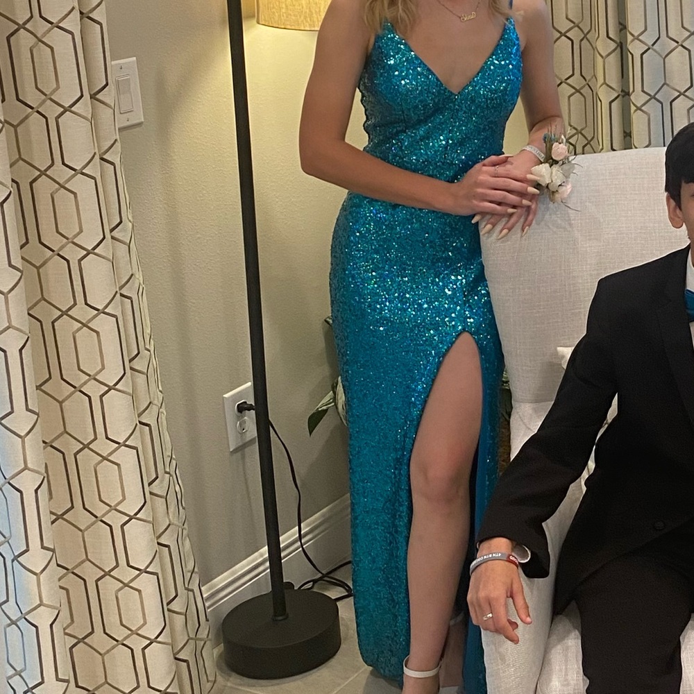 sparkling prom/formal dress
